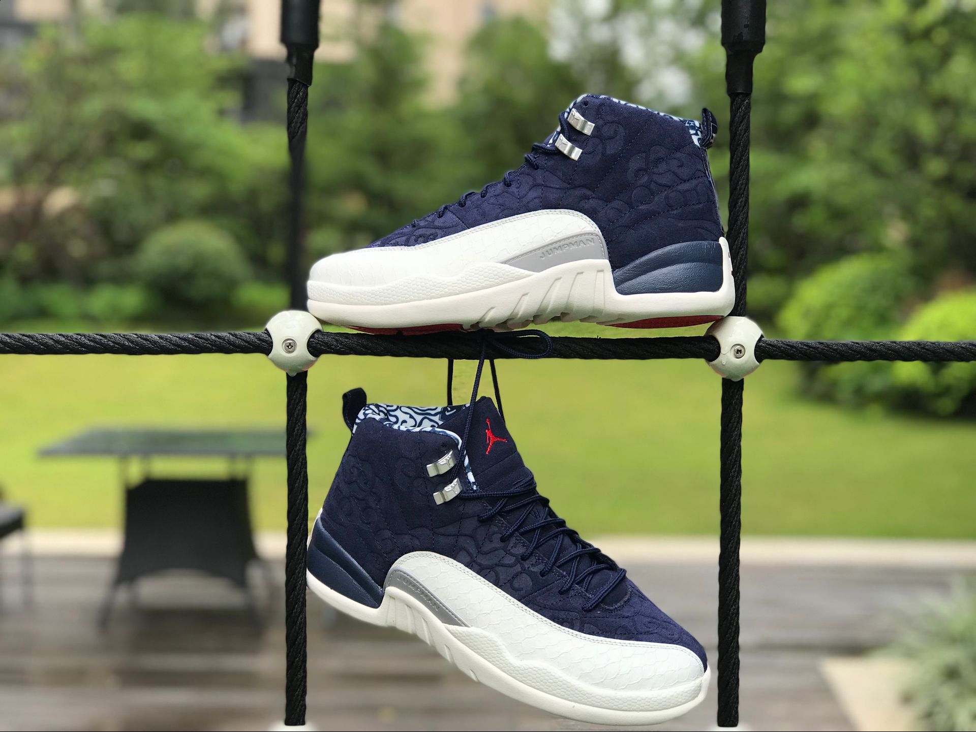 Nike Air Jordan 12 International Flight New Aj12 12s Navy Blue White Bv8016 445 12 - www.kickbulk.co